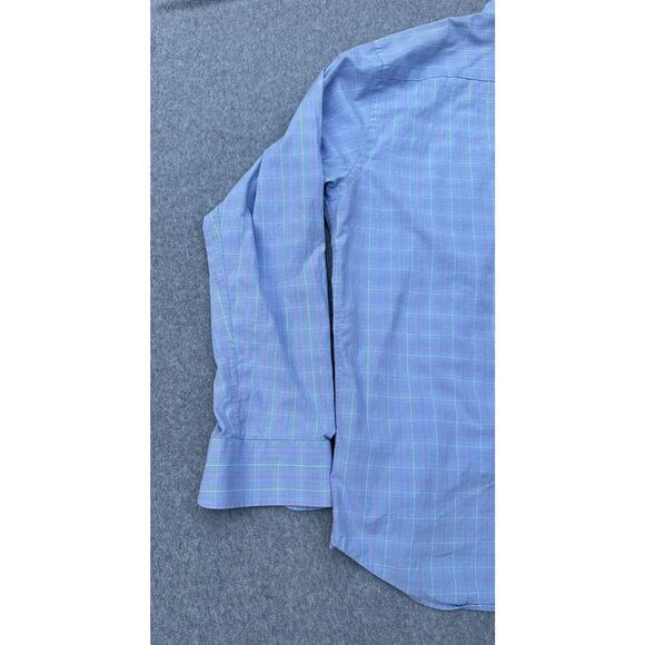 UNTUCKit Blue Plaid Casual Button Down Shirt - Picture 16 of 16